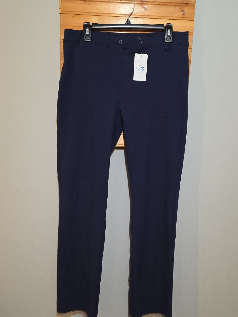 Yogipace Women's Navy Straight-Leg Yoga Pants Sz‎ XL